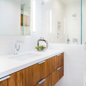 Captivating mid-century remodel bathroom in Westlake Village by JRP Design and Remodel