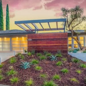 Captivating mid-century remodel exterior in Westlake Village by JRP Design and Remodel