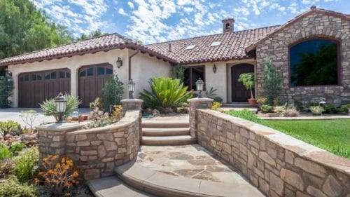 Classic Mediterranean exterior remodel in Thousand Oaks by JRP Design and Remodel