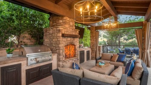 Mediterranean backyard remodel in Thousand Oaks by JRP Design and Remodel