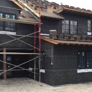 Construction photo of serene transitional renovation in Bell Canyon by JRP Design and Remodel