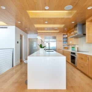 Contemporary kitchen remodel by JRP Design and Remodel in Malibu