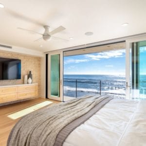 Contemporary master bedroom remodel by JRP Design and Remodel in Malibu