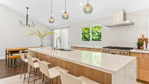 Modern kitchen remodel in Westlake Village, Foxmoor Hills by JRP Design and Remodel