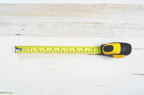tape measure icon for repairs home care and repair
