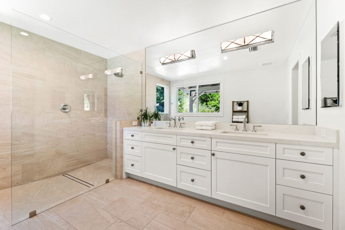 curbless master bathroom Universal Design & Aging-In-Place Remodeling
