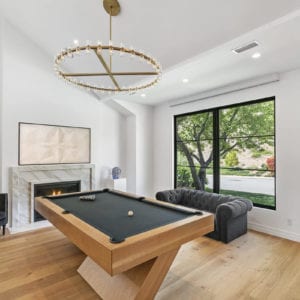 Contemporary game room in Oak Park by JRP Design and Remodel