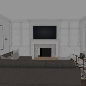 3D rendering of home in Westlake Village by JRP Design and Remodel