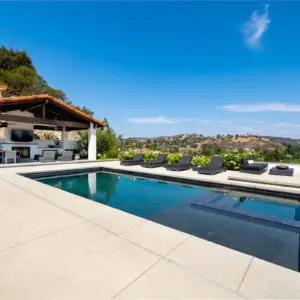 Modern backyard remodel in Westlake Village by JRP Design and Remodel