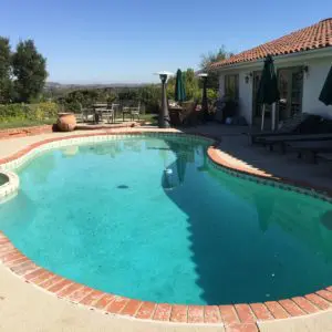 Before photo of backyard in Westlake Village by JRP Design and Remodel