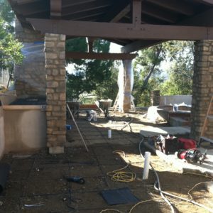 Construction of home in Thousand Oaks by JRP Design and Remodel