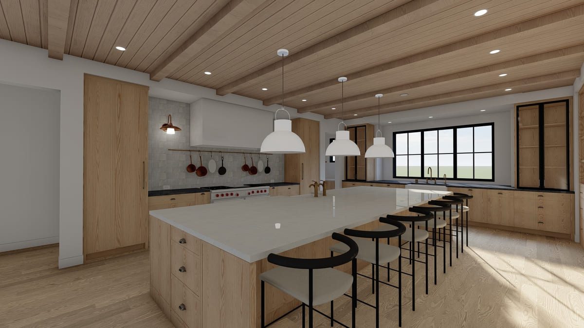 3D Concept of Rustic Home Remodel in North Ranch by JRP Design and Remodel