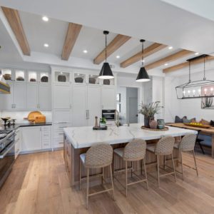Farmhouse Chic kitchen remodel in Oak Park by JRP Design and Remodel
