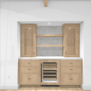 3D Concept of Transitional Home Remodel in Newbury Park by JRP Design and Remodel