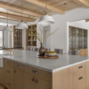 Rustic custom kitchen in North Ranch by JRP Design and Remodel