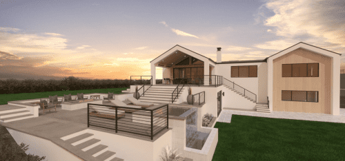 JRP Design and Remodel's Hilltop Estate custom home build