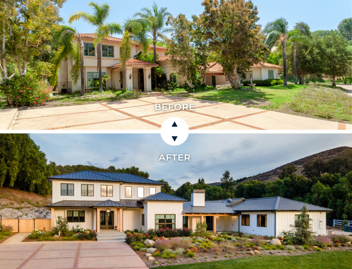 Before & After Custom Home Remodel by JRP Design and Remodel