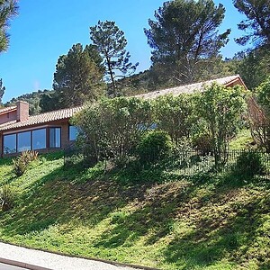 Before photo of a modern ranch custom home under construction in Thousand Oaks by JRP Design and Remodel.