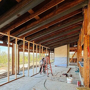 Modern Ranch Estate under construction in Thousand Oaks by JRP Design and Remodel.