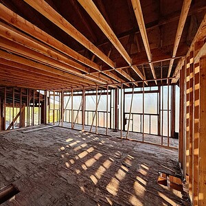 Modern Ranch Estate under construction in Thousand Oaks by JRP Design and Remodel.