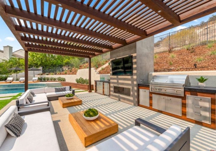 Contemporary Backyard Renovation in Thousand Oaks by JRP Design and Remodel