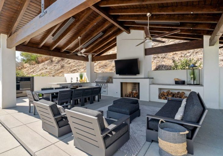 Modern backyard remodel in Westlake Village by JRP Design and Remodel