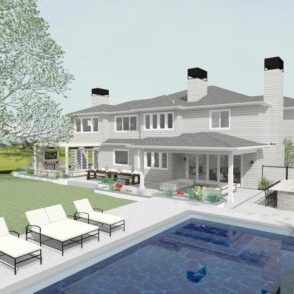 3D Concept of Home in Westlake Village by JRP Design and Remodel