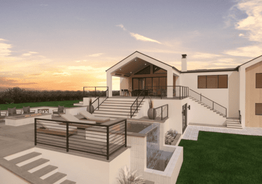 JRP Design and Remodel's Hilltop Estate custom home build