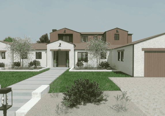 A modern two-story house, custom design-build in Thousand Oaks. A part of the exciting Salto Canyon Project Coming Soon!